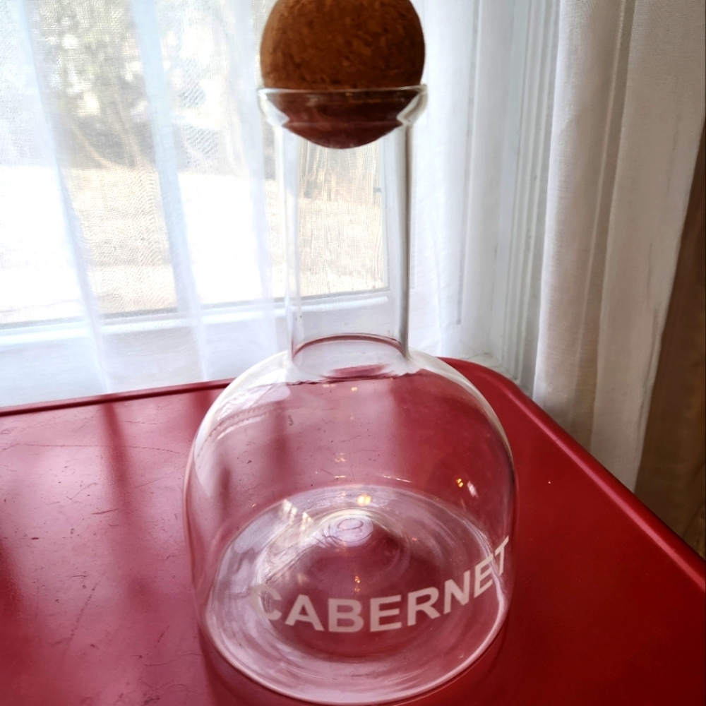 Artland Glass Cabernet decanter